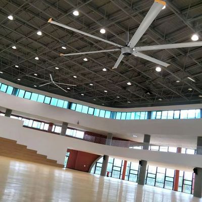 1200W borstelloze AC HVLS Plafondkoeling Bldc PMSM ventilatormotor met RPM-bereik 40-130RPM
