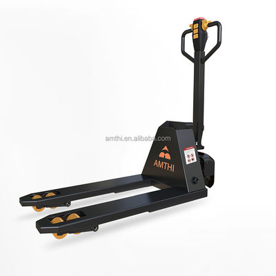 Hoogheftruck 1 ton Wielen Nylon PU Power Souce DC MOTOR AMTHI Scherenhef Pallet Truck