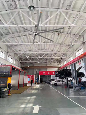 AMCLING 220V 380V Axial Flow Fan 1500W Permanente magneet Synchrone HVLS Plafondventilator
