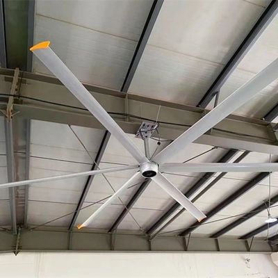 AL Blade Material 12ft 7.3m 750w Reuzen industrieel plafond HVLS Ventilatoren Motor voor landbouwbedrijven