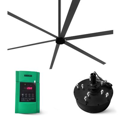 AMCLING Permanente magneet synchrone motor 12ft 14ft 16ft plafondventilator voor grote gebieden