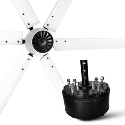Malaysia Technology 24FT/20FT Grote plafondventilatoren met grote luchtstroom en 3-8M ventilatorlengte