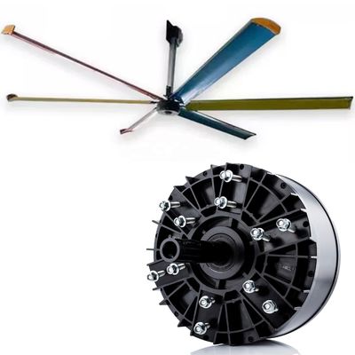 Hoge snelheid 400W 3 fase 220V industriële borstelloze DC HVLS plafondkoeling Bldc ventilator motor