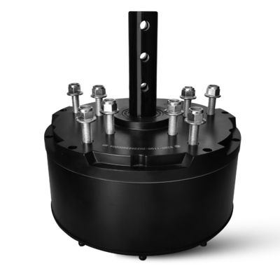 220V / 380V zwarte AL-bladenmotor voor grote industriële koelventilator in OEM-bouwmateriaal